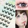 Glue Free Manga Lashes With Jelly Glue Strips 3D False Eyelashes Cat Elf Eyelashes  Party Supplies