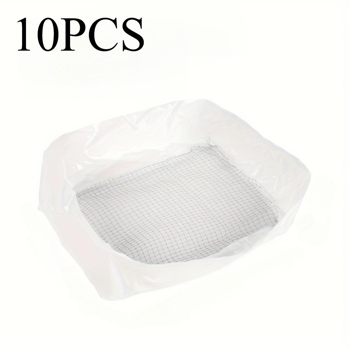 

10Pcs Reusable Pet Cat Litter Box Filter Liners, Hands-Free Cat Feces Filter Net for Hygienic Pet Litter Management & Easy Clean