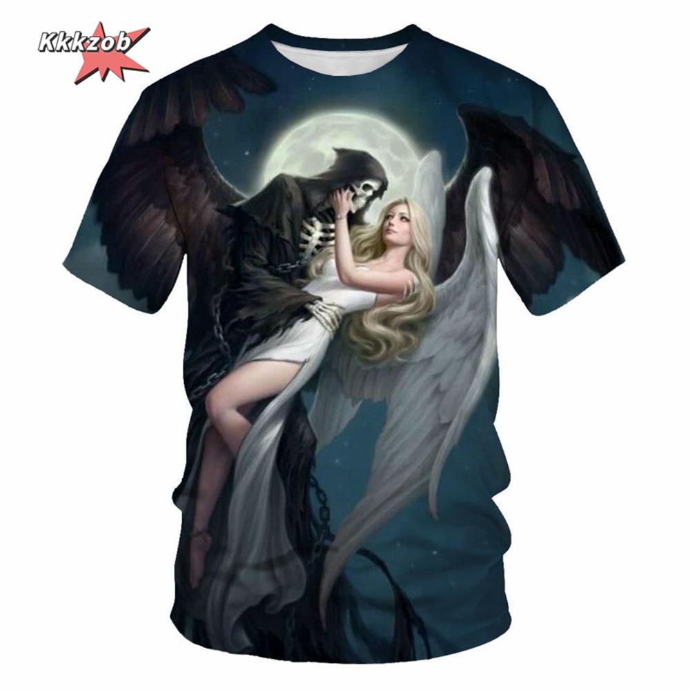 Skull Beer 3D Printed Gothic Horror Skull Men's Printed T-Shirt Party Street Casual T-Shirt Short Sleeve Round Neck Shirt Tops