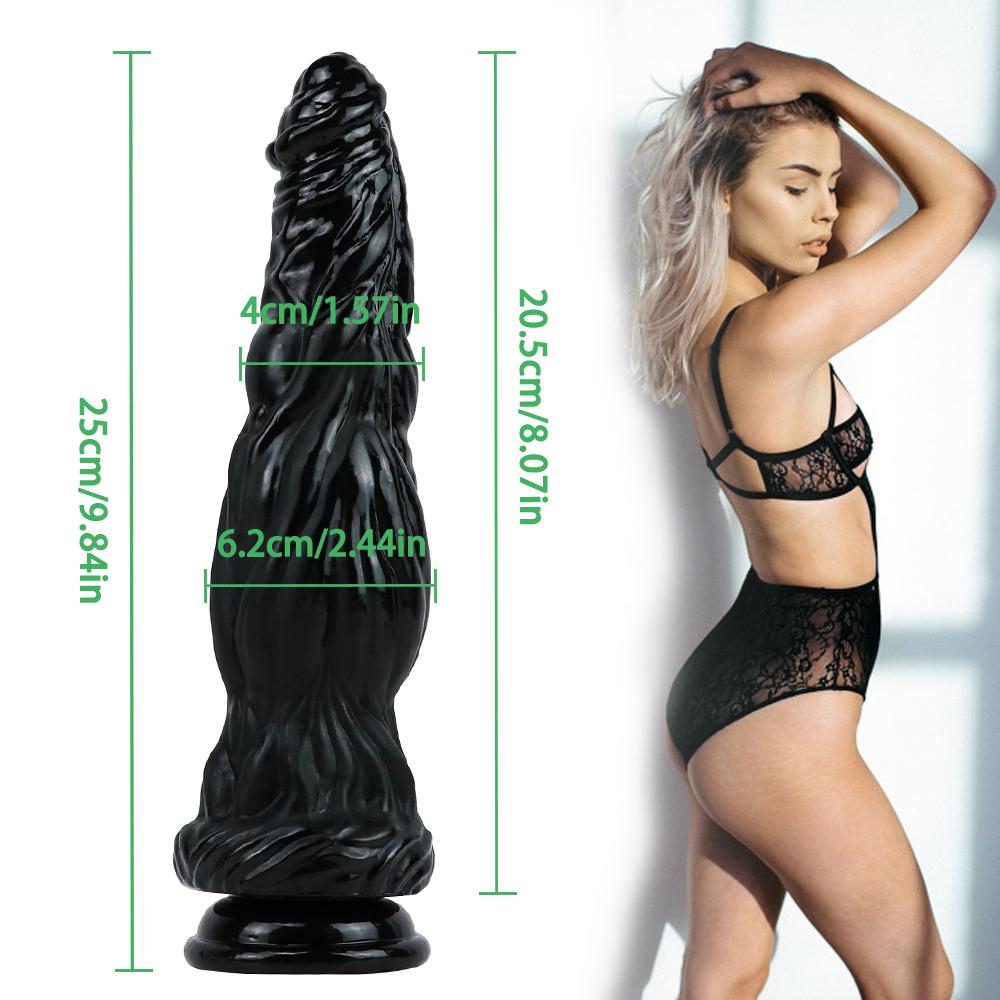 Black Large Penis with Suction Dildo Female Masturbation Sex Anal Sex Toy Adult 18+ Realistic Dildo Anal Plug Sex Toy