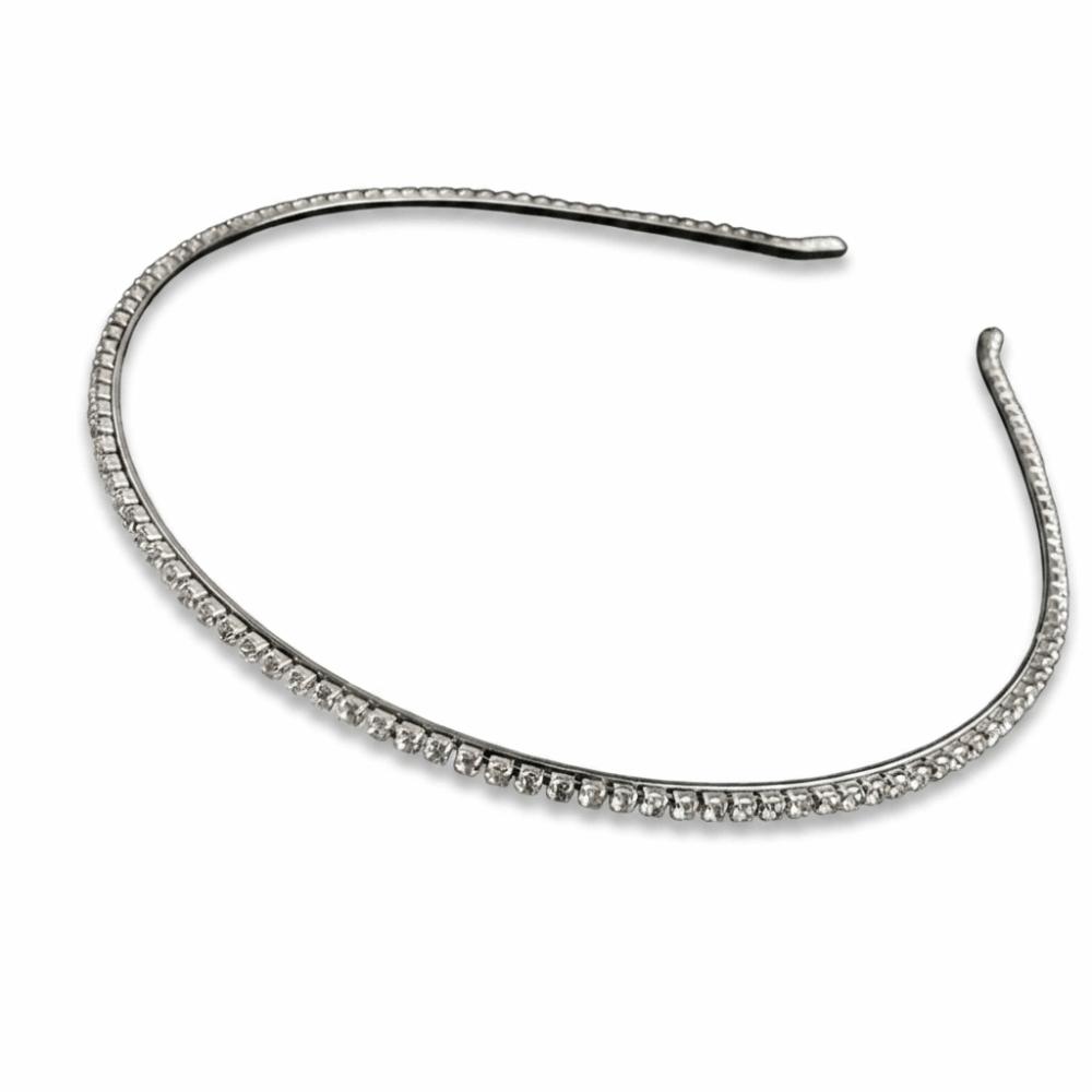 Shiny Rhinestone Hair Hoop Sparkling Hair Accessories Fashion Thin Headband Party
