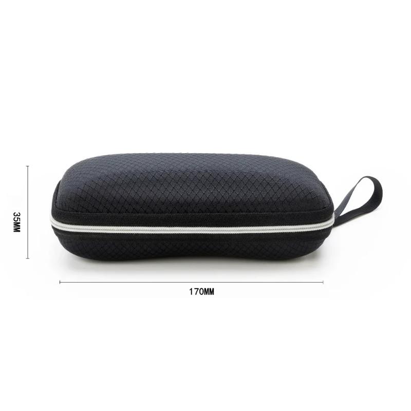 Black Grid Eyeglasses Cases Waterproof EVA Protective Storage Case for Sunglasses Fashion Eyewear Accessories Eyewear Cases Bags