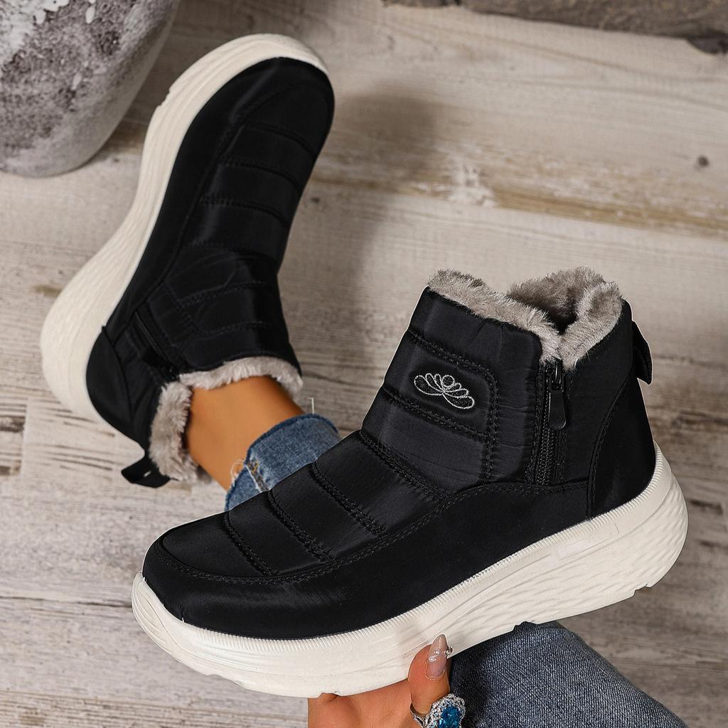 Snow Boots for Women In Winter 2025, Large Size Outdoor Warm Sports Shoes, Cold Resistant Thick Sole with Thick Velvet and Cotton Shoes