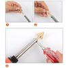 3pc Soldering Iron Tips Set Copper Triangular Smoothing Head Replacement Tips for 80Watt Plastic Welder Repair Tool