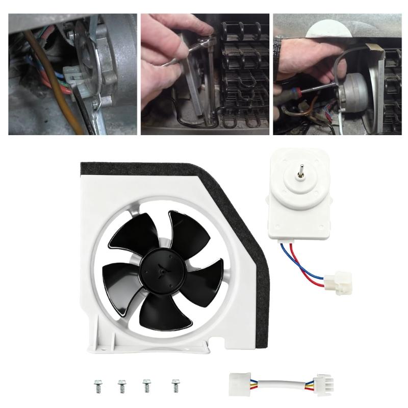High Efficiency Enduring Condenser Fan Motor Perfect for Refrigerator Replacement Simple Mounting Plastic Structure
