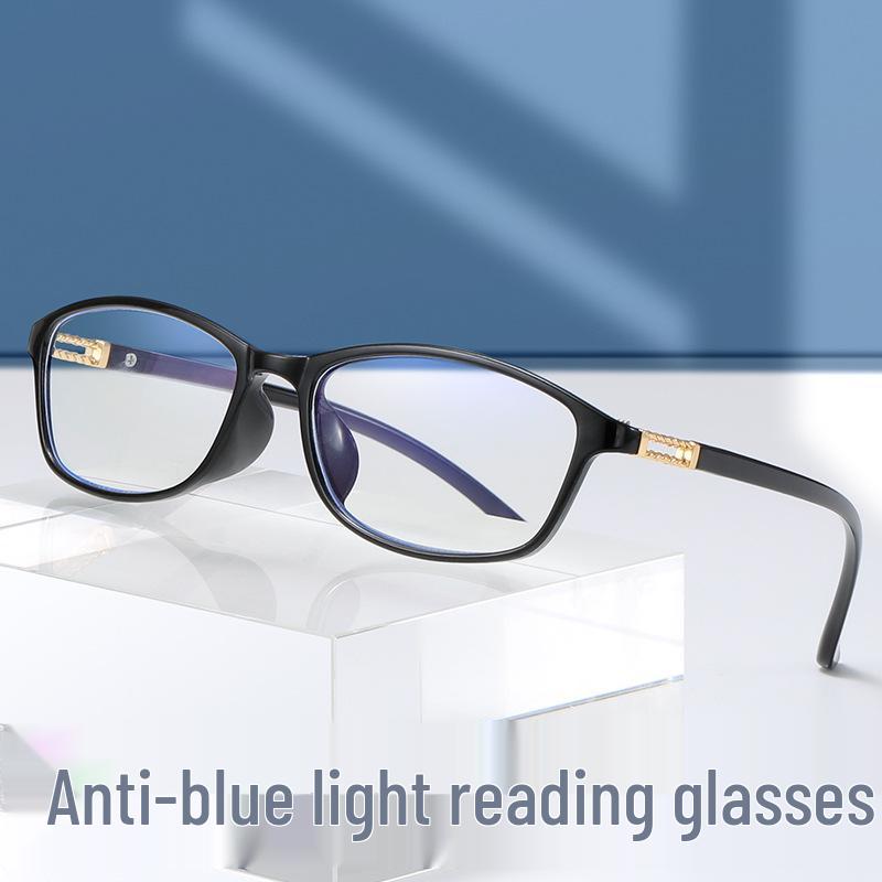 Fashion Retro Anti-Blue Light Reading Glasses TR302 Unisex Presbyopic Eyewear