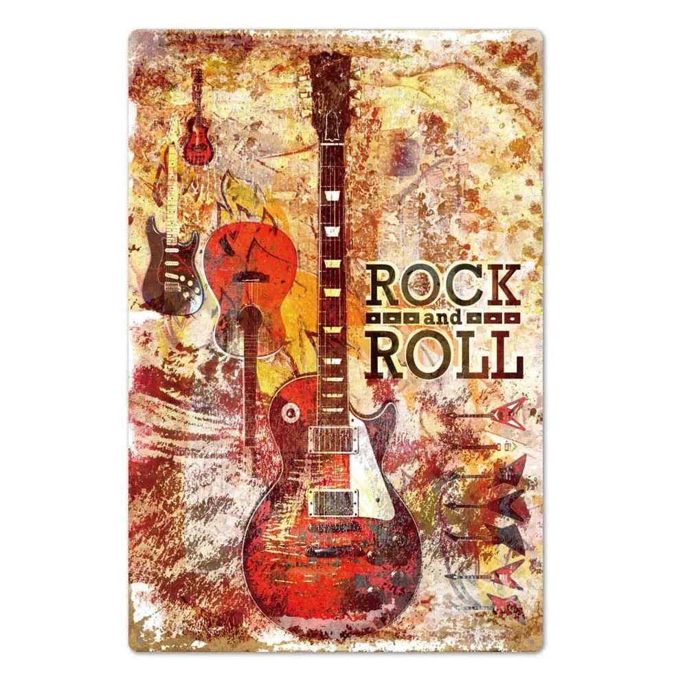 "Let The Music Be Your Master" Music Theme Metal Panel Wall Decor