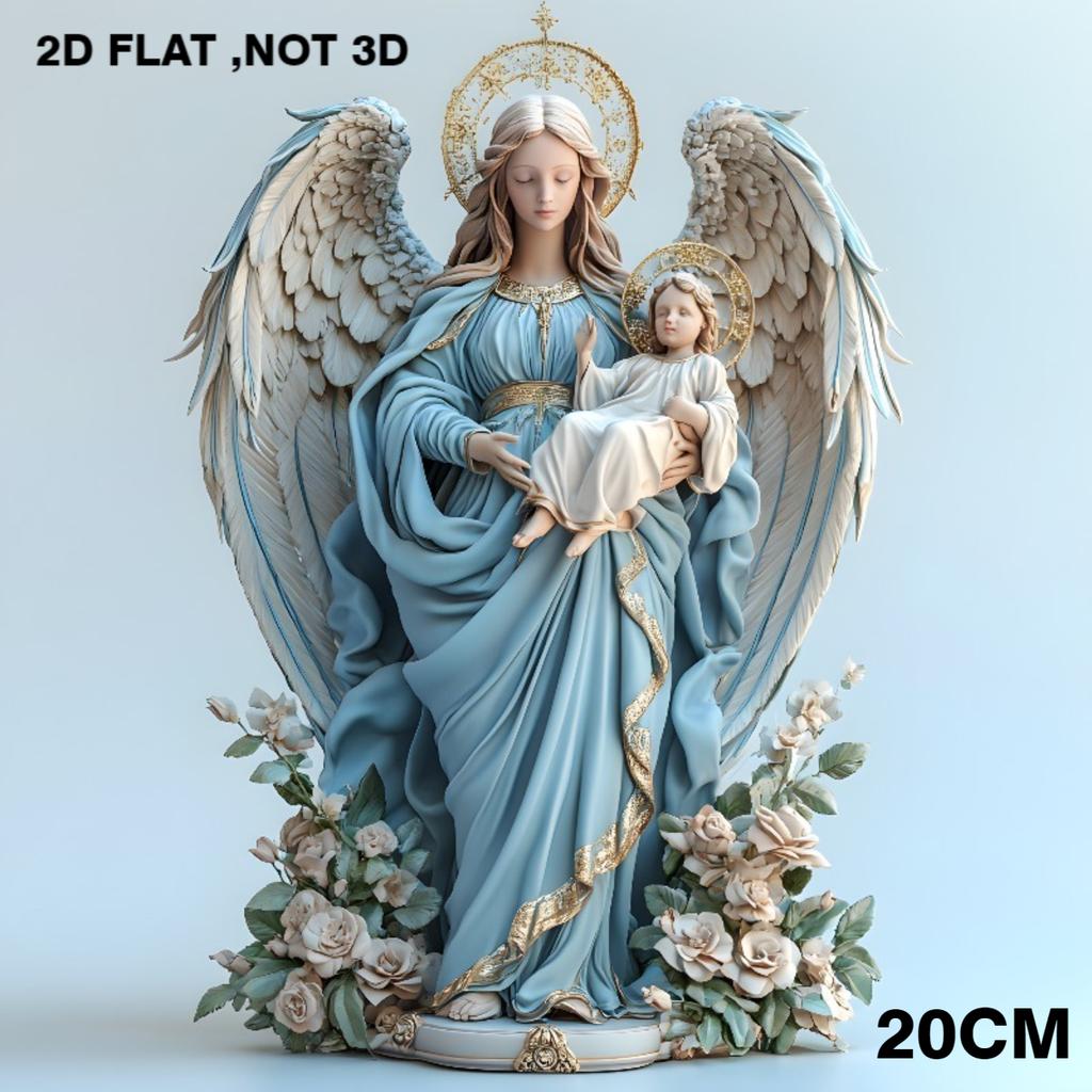 2D flaches Acrylfiguren-Ornament - dekorativer Akzent für Teeküchentheken und Wohnzimmer-Beistelltische