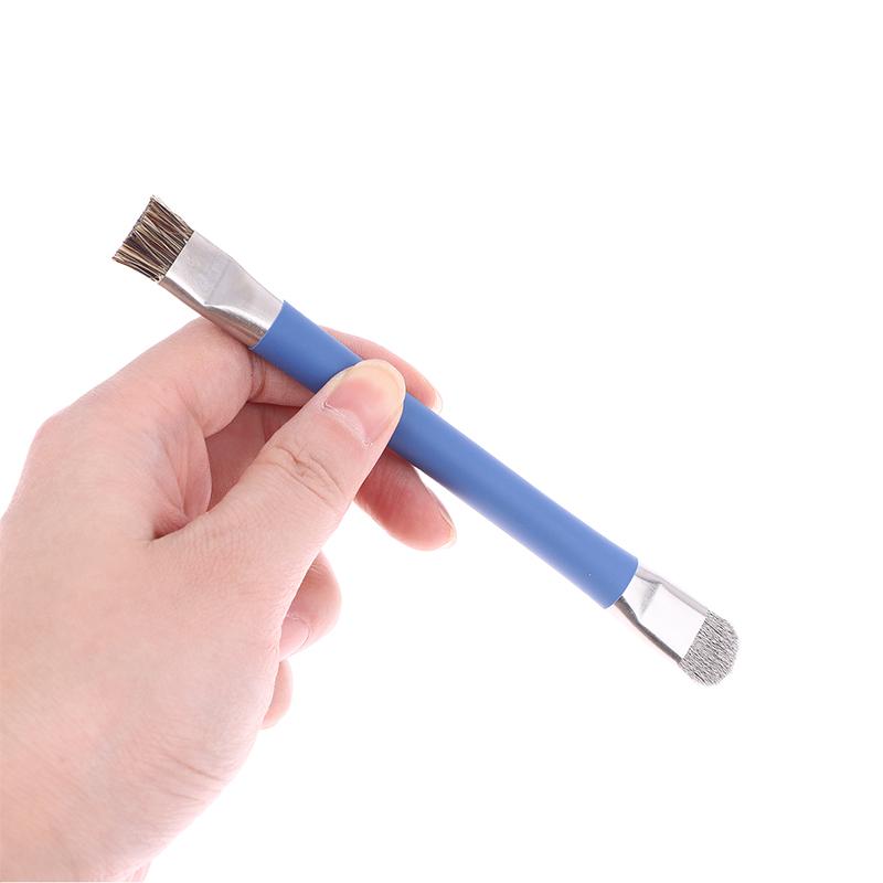 Double-headed Motherboard Mobile Phone Repair Cleaning Brush ESD Double Headed Brush Hard Brushing Brush Anti-Static Brush
