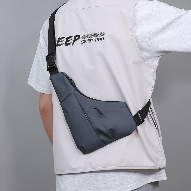 New Men's Chest Bag Guard Against Theft Fashion Sport Crossbody Bag for Commuting Travel Phone Messenger Bags