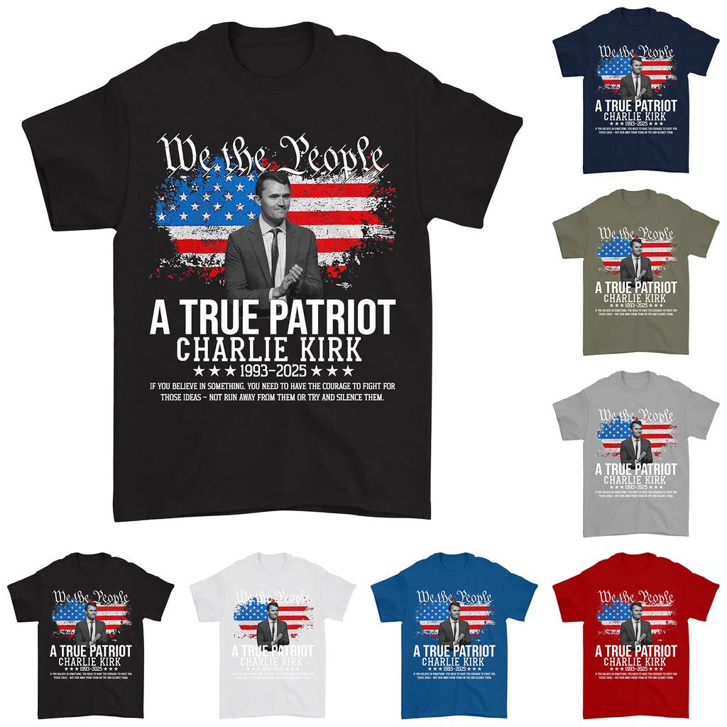 Men's Printed Short Sleeve T-Shirt Men's Loose Casual Short Sleeve Top