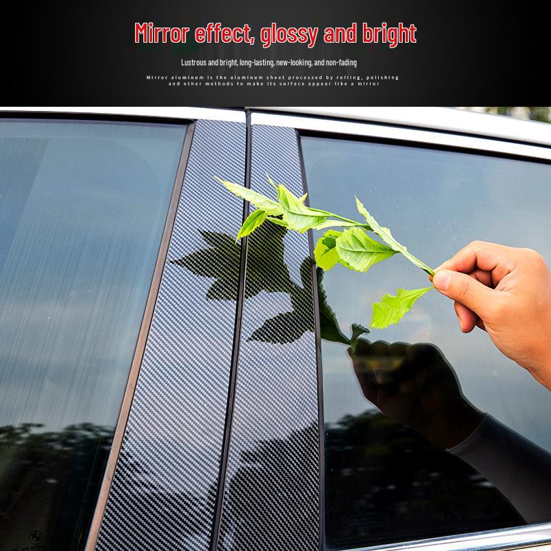 Honda Odyssey 00-08 Window Trim & BC Pillar Mirror (Black)