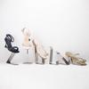 Shoe Display Stand,Risers Stand Countertop Adjustable Shoe Rack Retail Supplies Stainless Steel Shoe Display Shoe Rack