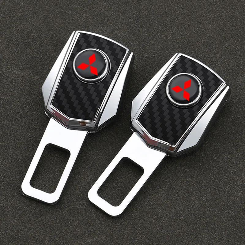 Heavy Duty Seatbelt Plug Adapter Car Interior Accessories for Mitsubishi Ralliart Lancer EX Triton Outlander ASX Pajero L200 EQ1 kyzm5