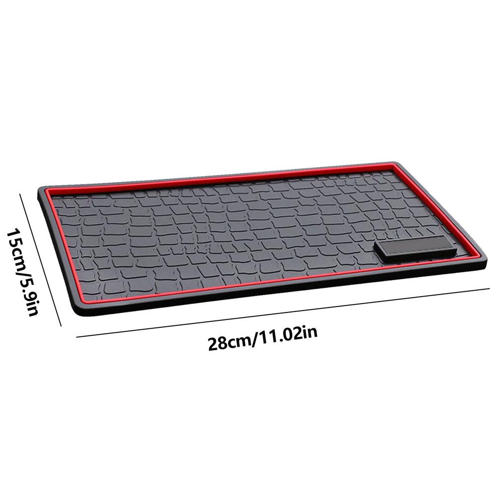 Dashboard Mat Non Slip Anti-Skid Car Dashboard Mat Auto Dash Gripping Mat Multifunctional Storage Mat For Cell Phones Sunglasses