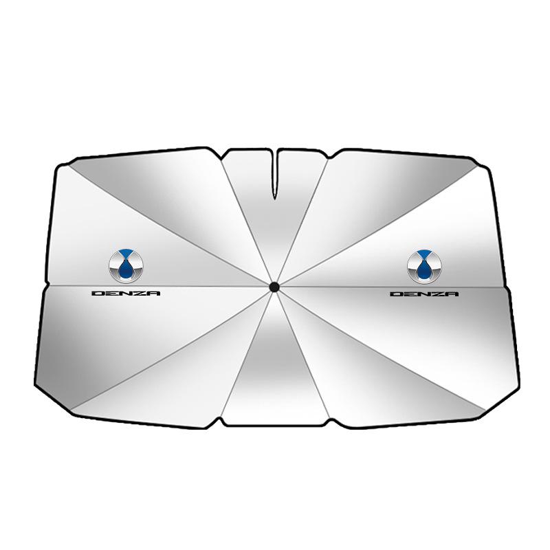 Denza N7 Car Sunshade: Front Windshield Sun Protection & Heat Insulation Curtain. Denza N7 Double Emblem Umbrella