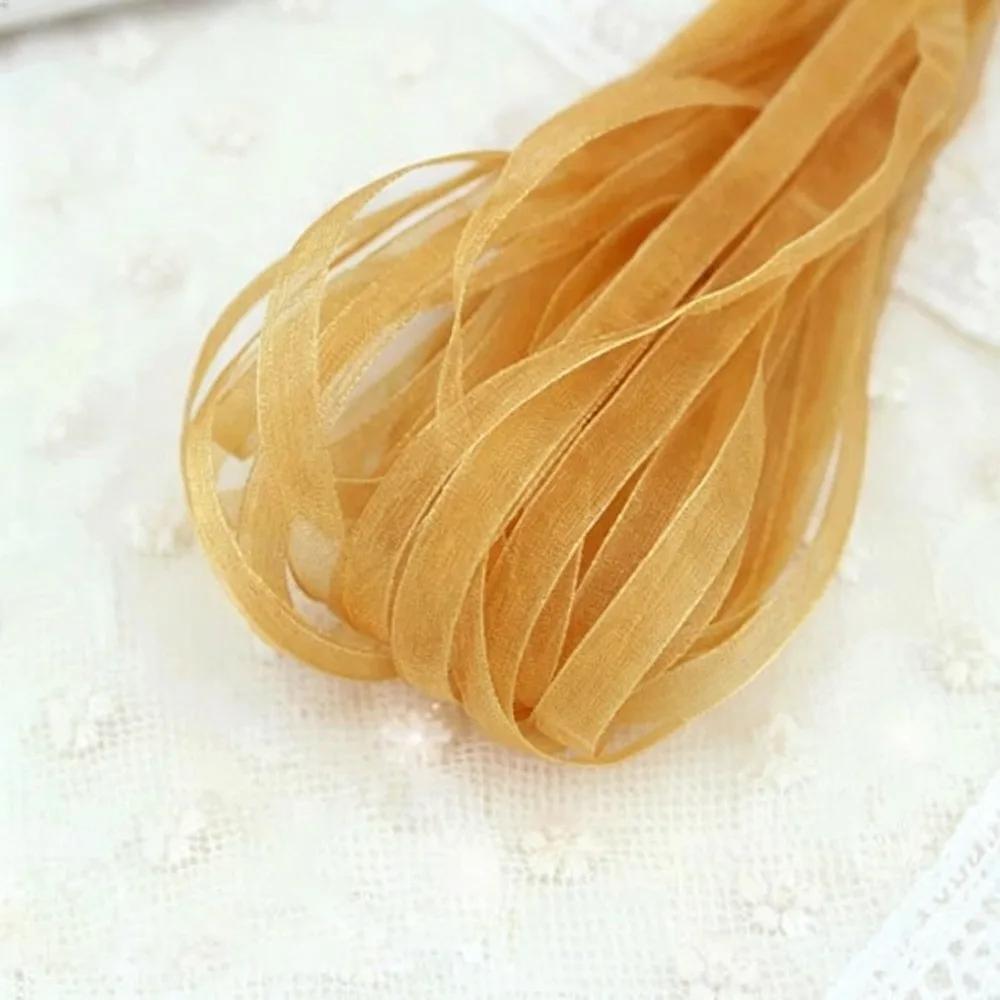 Nastri in Filo a Coda di Pesce da 10 Iarde Bordo Ondulato Pieghettato Nastro in Chiffon Materiale per Confezionamento Regali Decorazioni Fiori per Matrimoni Feste di Compleanno Fai da Te