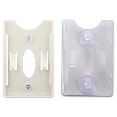 Small Plastic Card Storage With Strong Suction Base For Quick Access To Parking Passes In Car Windshield