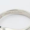 Used TIFFANY&Co. Ring Double teardrop EU#51.5 Pt950Platinum/diamond 4.9g Platinum 1PD