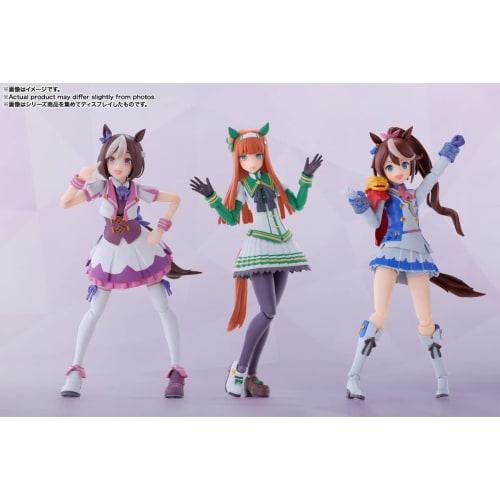 TAMASHII NATIONS S.H.Figuarts Uma Musume Pretty Derby Silence Suzuka, Approximately 134mm, ABS & PVC Painted Action Figure