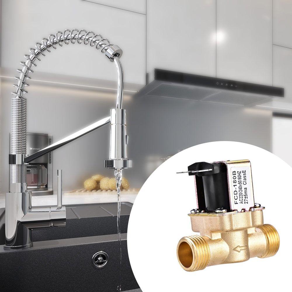 3/4” 1/2” Electric Solenoid Magnetic Valve DC 24V AC 220V DC12V Normally Closed Brass Inlet Solenoid Valve