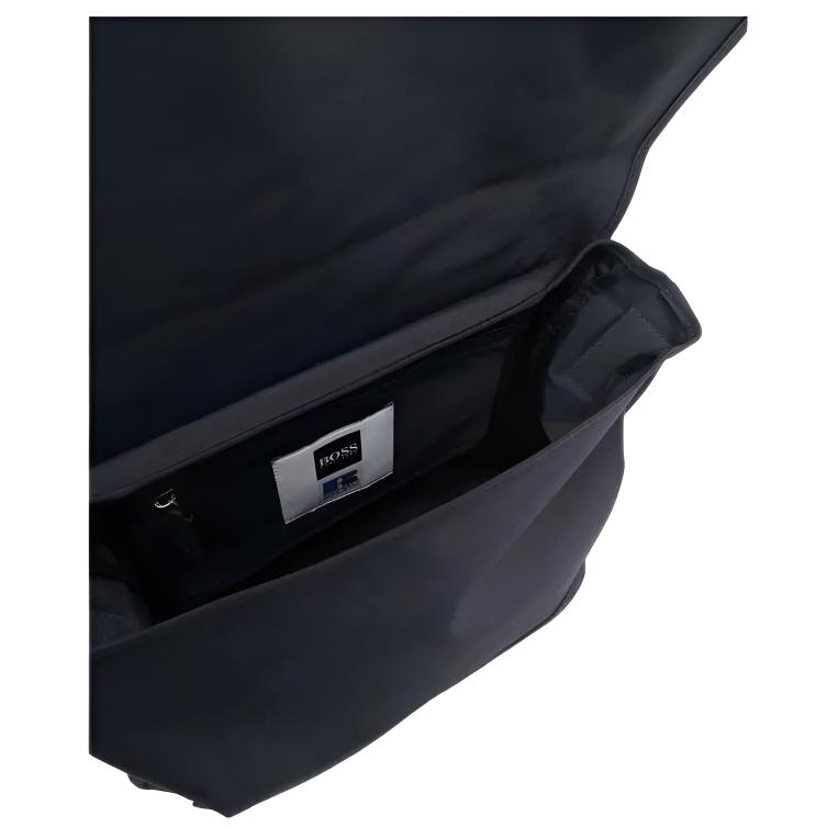 Hugo Boss Minimalist Fashion Printed Messenger Bag Shoulder Fabric Crossbody Bag Men bags Navy-Blue 50465332