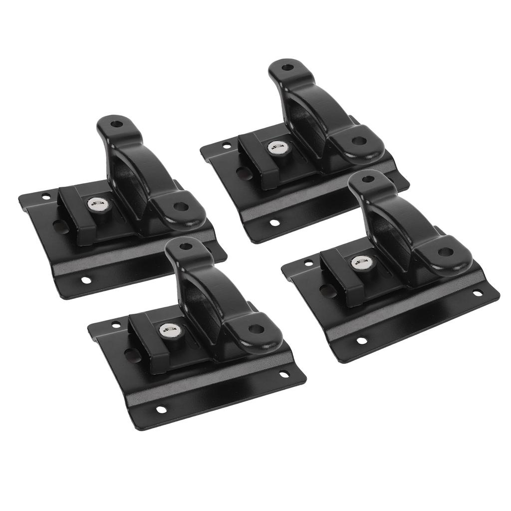 4 Pcs Truck Bed Tie Down Anchors with Plates Alloy Steel Secure Fastening Point FL3Z 99000A64 B for Raptor 2015 To 2025