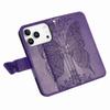 For iPhone 17 Pro Case with Strap Butterfly Pattern PU Leather Wallet Phone Cover