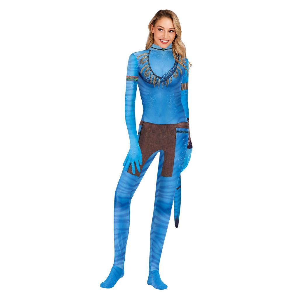 Avatar-Inspiriertes Halloween-Cosplay-Jumpsuit