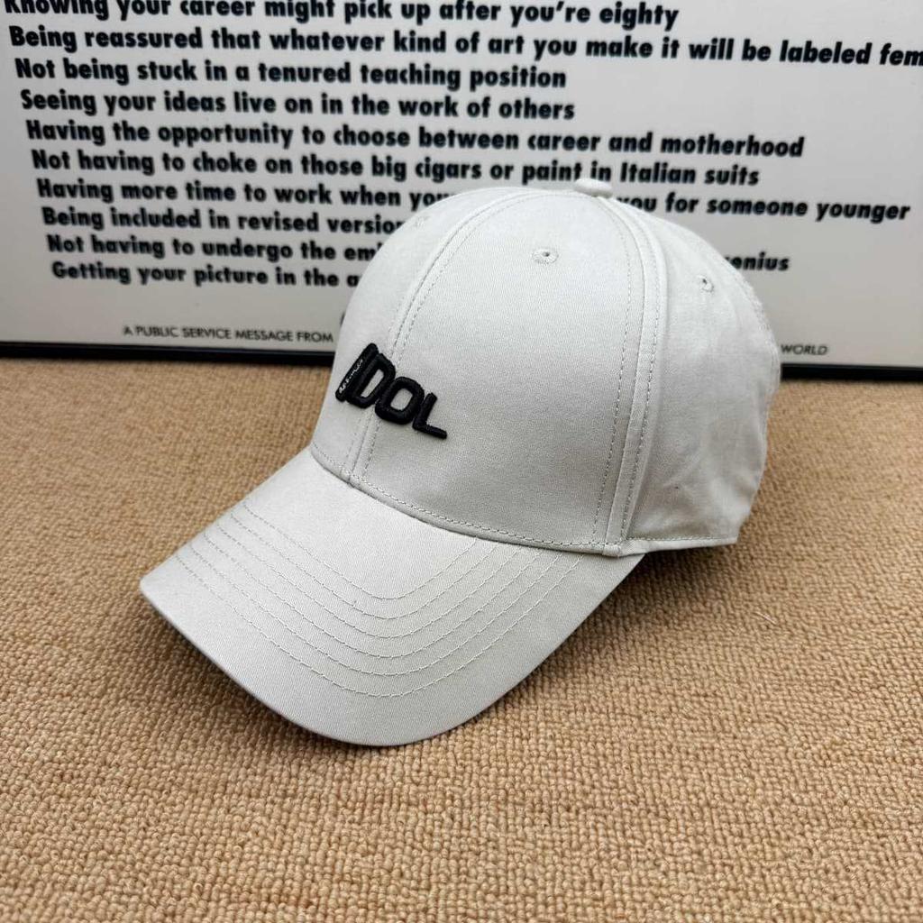 Simple IDOL Alphabet Baseball Cap Men's and Women's Soft Top Comfortable Visor Casual Versatile Cap