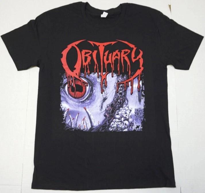 OBITUARY Death Metal Band Unisex Black Shirt S-5XL Q3361 S
