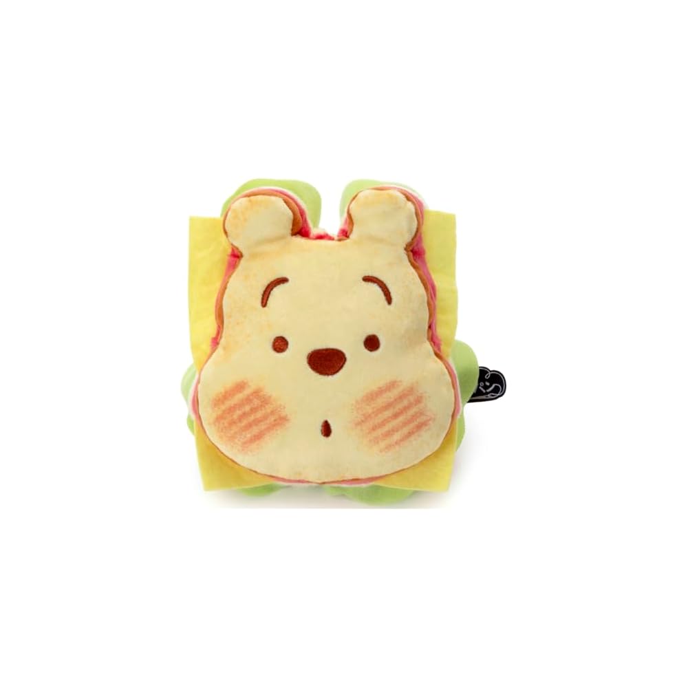 Disney Nui Character Plush Sandwich Pooh 13cm Soft Toy