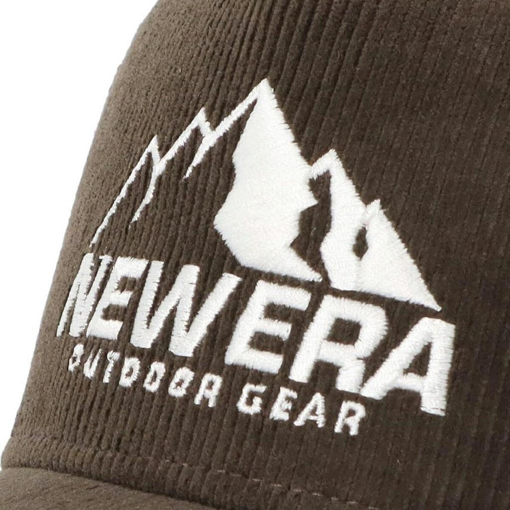 New Era Outdoor Corduroy Free Size OD Corduroy with MT WLT Cap, Walnut, 940AF, Logo,