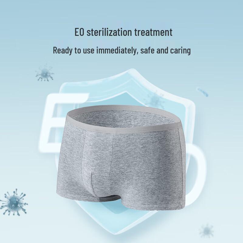 JD Collection Men's Disposable Boxer Briefs - 4 Pack