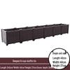 Large Deepened 6-Compartment Plastic Planting Box