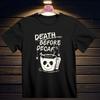 Death Before Decaf T-Shirt Schwarz S3XL Unisex T-Shirt