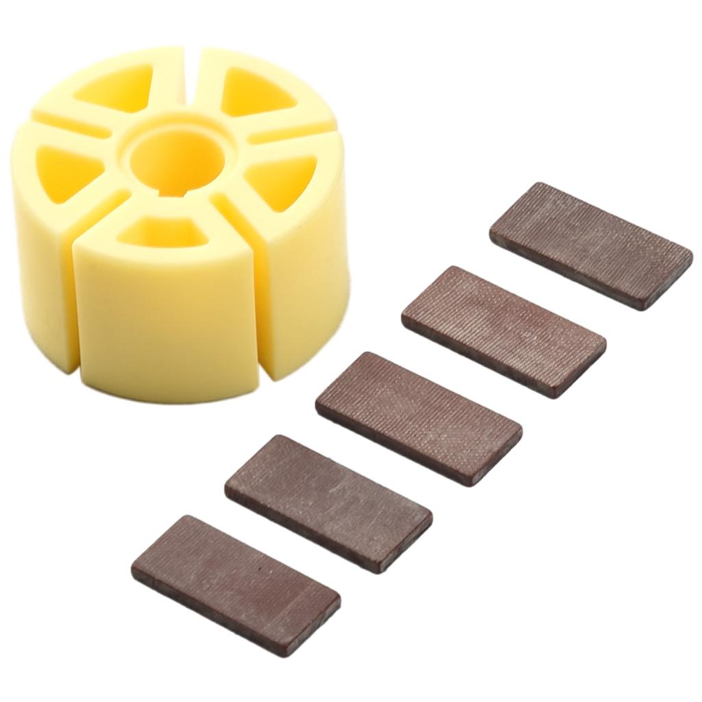 5 Inch Plastic Pneumatic Sanding Machine Rotor + Blade Sander Plastic Rotor Vane