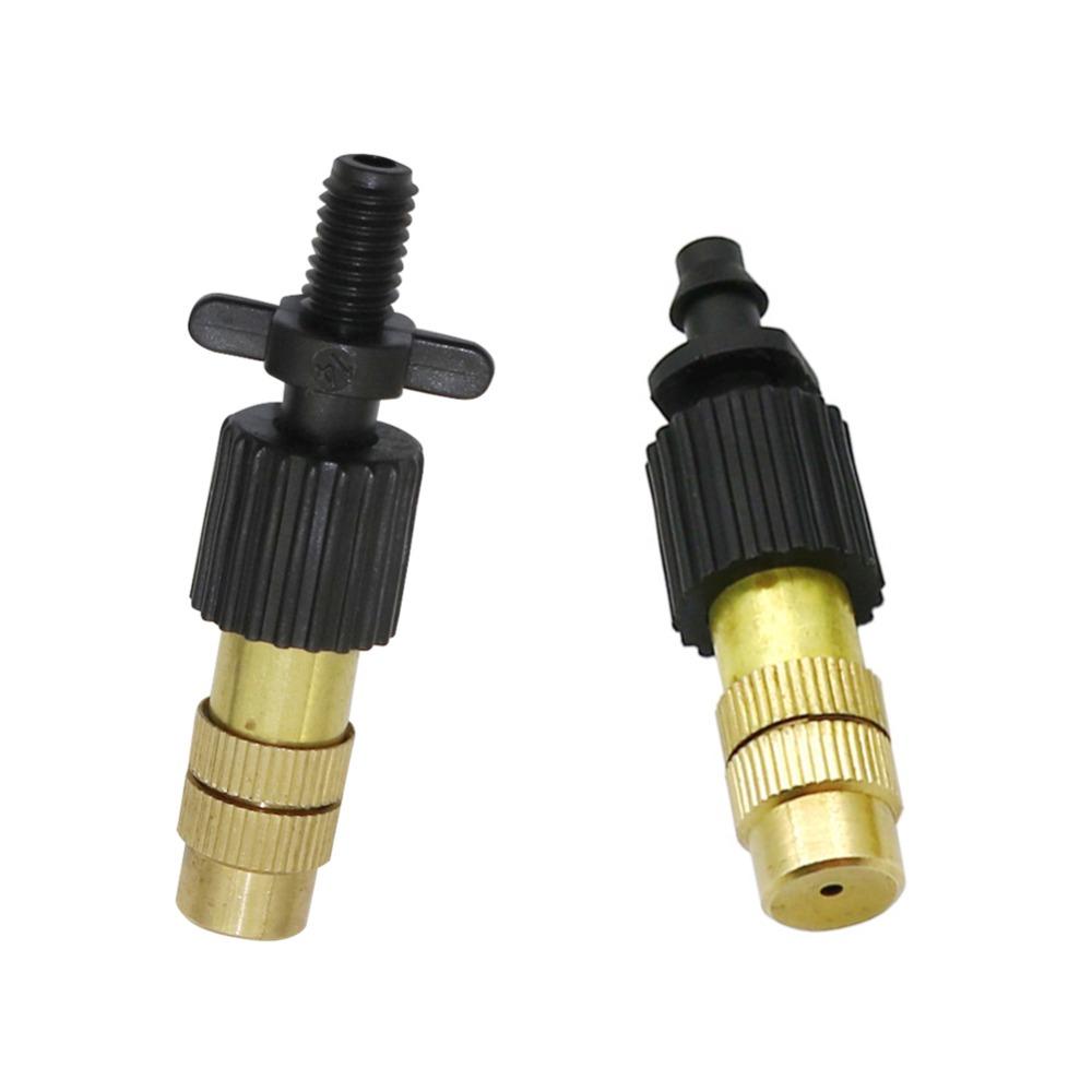 Copper sprayer with 4mm Barb or 6mm thread Agriculture tools Garden irrigation watering Mist cooling system Sprinkler 2 Pcs