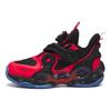 Anta Kids Asymmetrical Comfortable Non-Slip Shock Absorbing Wear-Resistant Mid-Top Basketball Shoes Kids sneaker Red Black 312319953-2