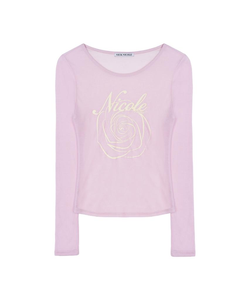 Nigaennikol Nicole Rose Long Sleeve Top_Pink