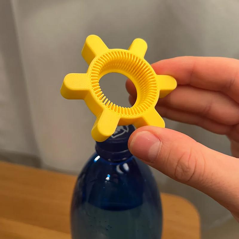 3D Printed Bottle Cap Opener Portable Beverage Bottle Opener Manual Easy Twister Position Anti Slip Easy Opening Kitchen Tool