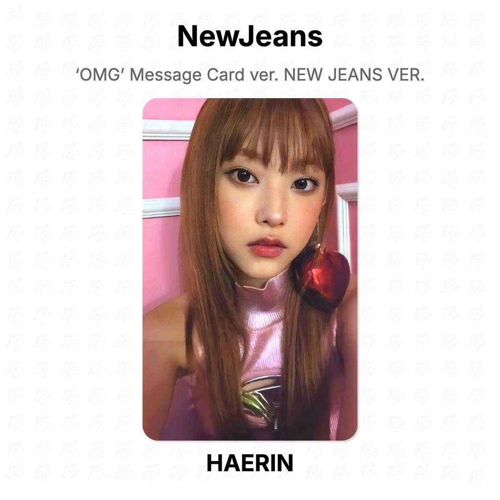 NewJeans ‘OMG’ Message Card Ver. NEW JEANS VER. Official Photocard