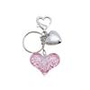 Cute Heart-Shaped Pendant Keychain Simple Bag Charms And Car Ornaments