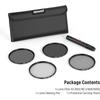 NEEWER 72mm ND Lens Filter Kit: ND2, ND4, ND8, ND16, Lens Cleaning Pen, Filter Pouch, ND Filters and Accessories Kit for DSLR Cameras with 72mm Lenses