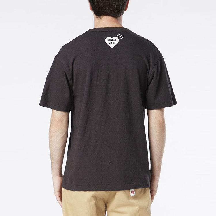 HUMAN MADE T-Shirts Unisex Crew Neck Moderate Straight Fit HM22TE002