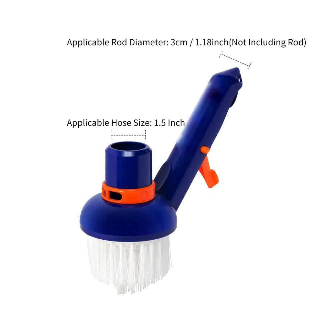 Zwembad Hoektreden Borstel Zware Schrobkracht Aquarium Algen Mos Reinigingsborstels