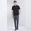 Seven Brand Men's Short Sleeve Polo Shirt with Silk Blend