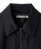 Die Anti-Plattform Gepolsterte Crop Fliegerjacke (Schwarz)