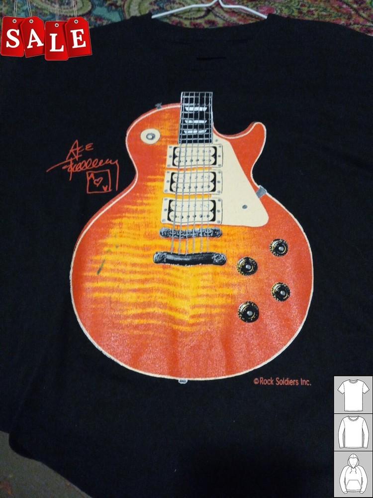 

New VINTAGE ACE FREHLEY guitar Gift For Fans Unisex S-5XL Shirt UK224 Unisex T-Shirt XXXL