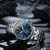 Chenxi Luxus Sportuhr für Herren Wasserdicht Leuchtend Datum Chronograph Herrenuhr Quarz Edelstahl Herrenuhren